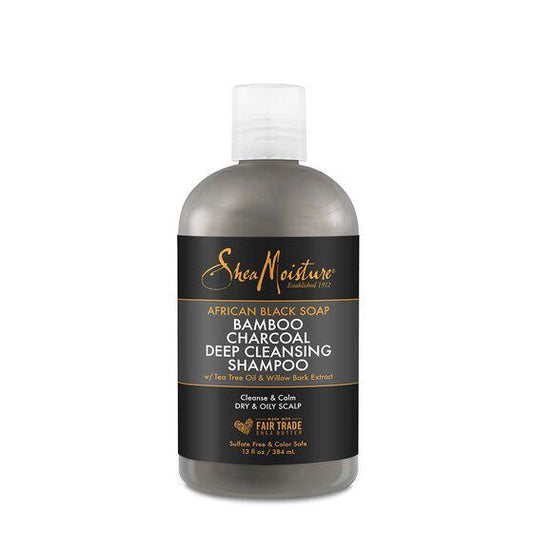 Sheamoisture African Black Soap Bamboo Charcoal Deep Cleansing Shampoo 354 Ml