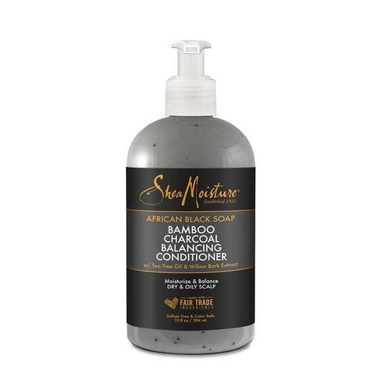 Sheamoisture African Black Soap Bamboo Charcoal Balancing Conditioner 384 Ml