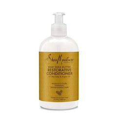 ACONDICIONADOR CON ACLARADO RESTORATIVE CONDITIONER RAW SHEA BUTTER SHEA MOISTURE 384ml - Beauty Fair Cosmetics