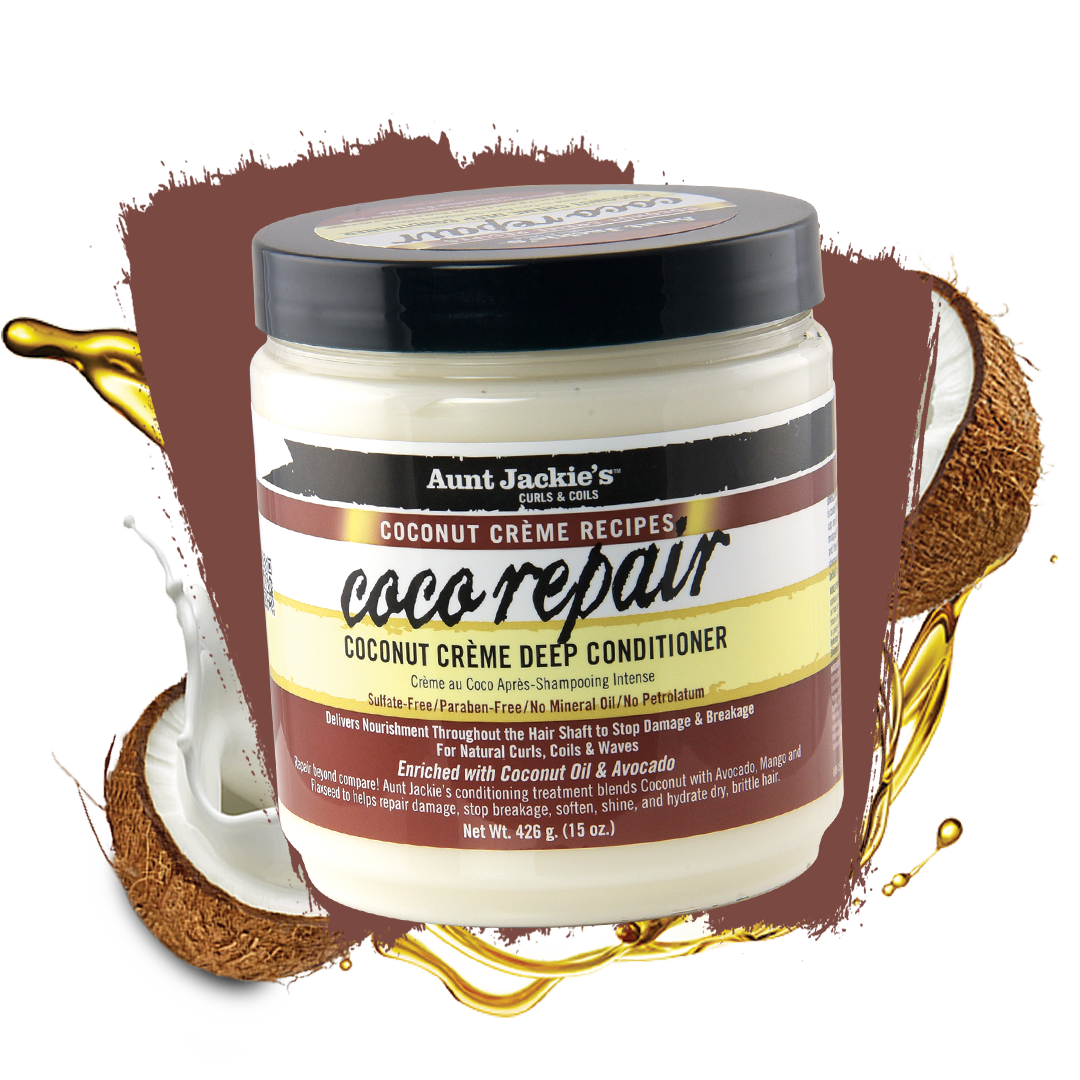 ACONDICIONDOR REPARAR COCO REPAIR DEEP CONDITIONER AUNT JACKIES 426g - Beauty Fair Cosmetics