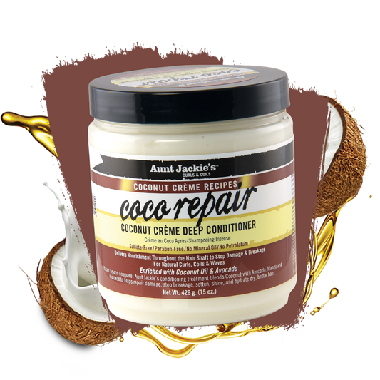 ACONDICIONDOR REPARAR COCO REPAIR DEEP CONDITIONER AUNT JACKIES 426g - Beauty Fair Cosmetics