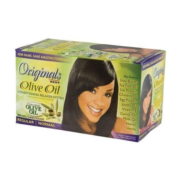 ALISADOR OLIVE OIL RELAXER KIT ORIGINAL AFRICA BEST (REGULAR) - Beauty Fair Cosmetics