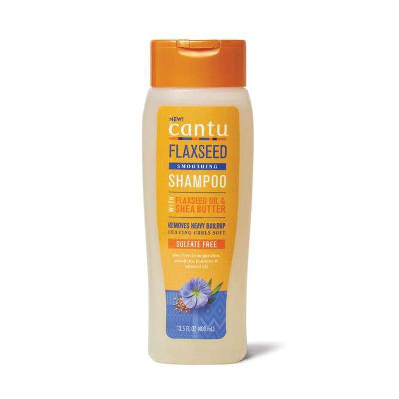 CANTU CHAMPÚ CLARIFICANTE SUAVIZANTE FLAXSEED SMOOTHING SHAMPOO CANTU SHEA BUTTER 400ml - Beauty Fair Cosmetics