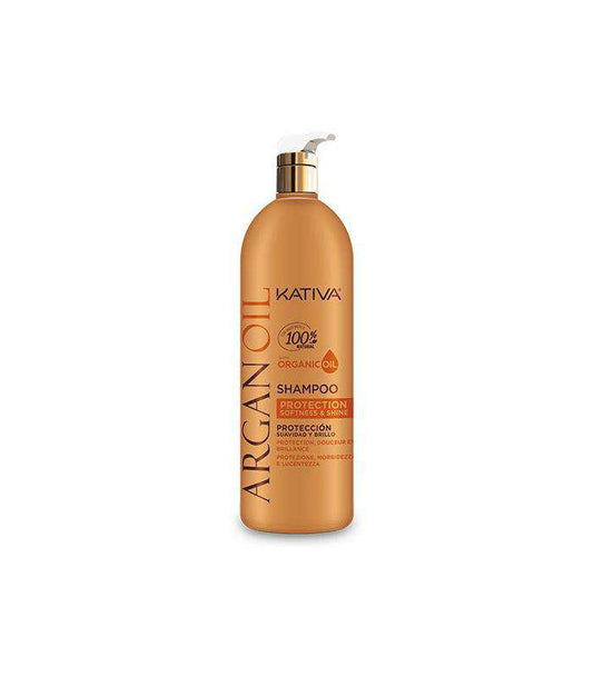 CHAMPÚ ACEITE DE ARGÁN ARGAN OIL SHAMPOO KATIVA 1.000 ML - Beauty Fair Cosmetics