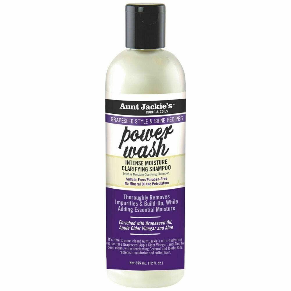 CHAMPÚ CLARIFICANTE POWER WASH INTENSE MOISTURE CLARIFYING SHAMPOO AUNT JACKIES 355ml - Beauty Fair Cosmetics