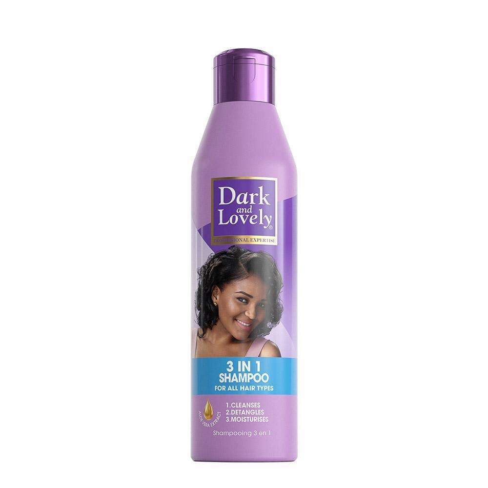 CHAMPU DARK AND LOVELY 3 IN 1 SHAMPOO 250ml - Beauty Fair Cosmetics