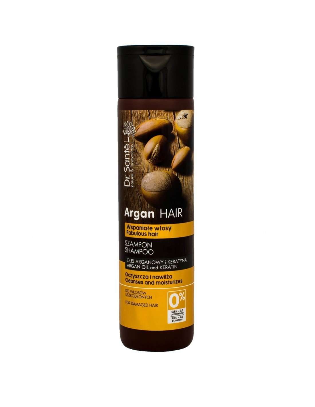 CHAMPÚ HIDRATANTE CABELLO DAÑANDO ACEITE DE ARGAN OIL SHAMPOO DR. SANTE 250 ML - Beauty Fair Cosmetics