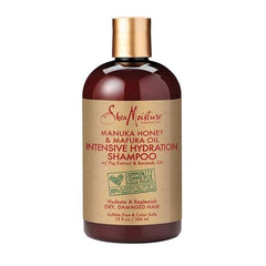 CHAMPU MANUKA HONEY & MAFURA OIL INTENSIVE HYDRATION SHAMPOO SHEA MOISTURE 13.oz - Beauty Fair Cosmetics