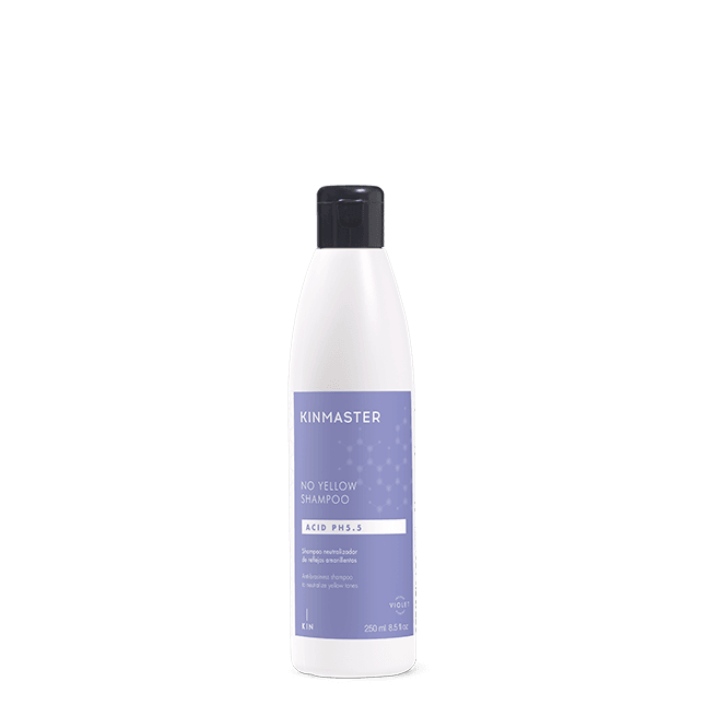 CHAMPU NEUTRALIZADOR NO YELLOW SHAMPOO KINMASTER 250 ML - Beauty Fair Cosmetics