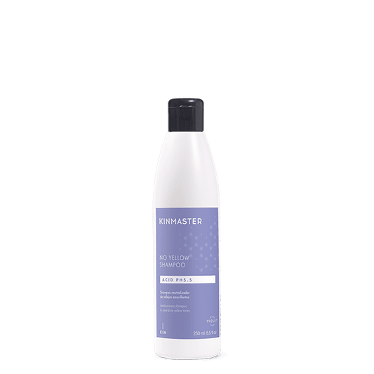 CHAMPU NEUTRALIZADOR NO YELLOW SHAMPOO KINMASTER 250 ML - Beauty Fair Cosmetics