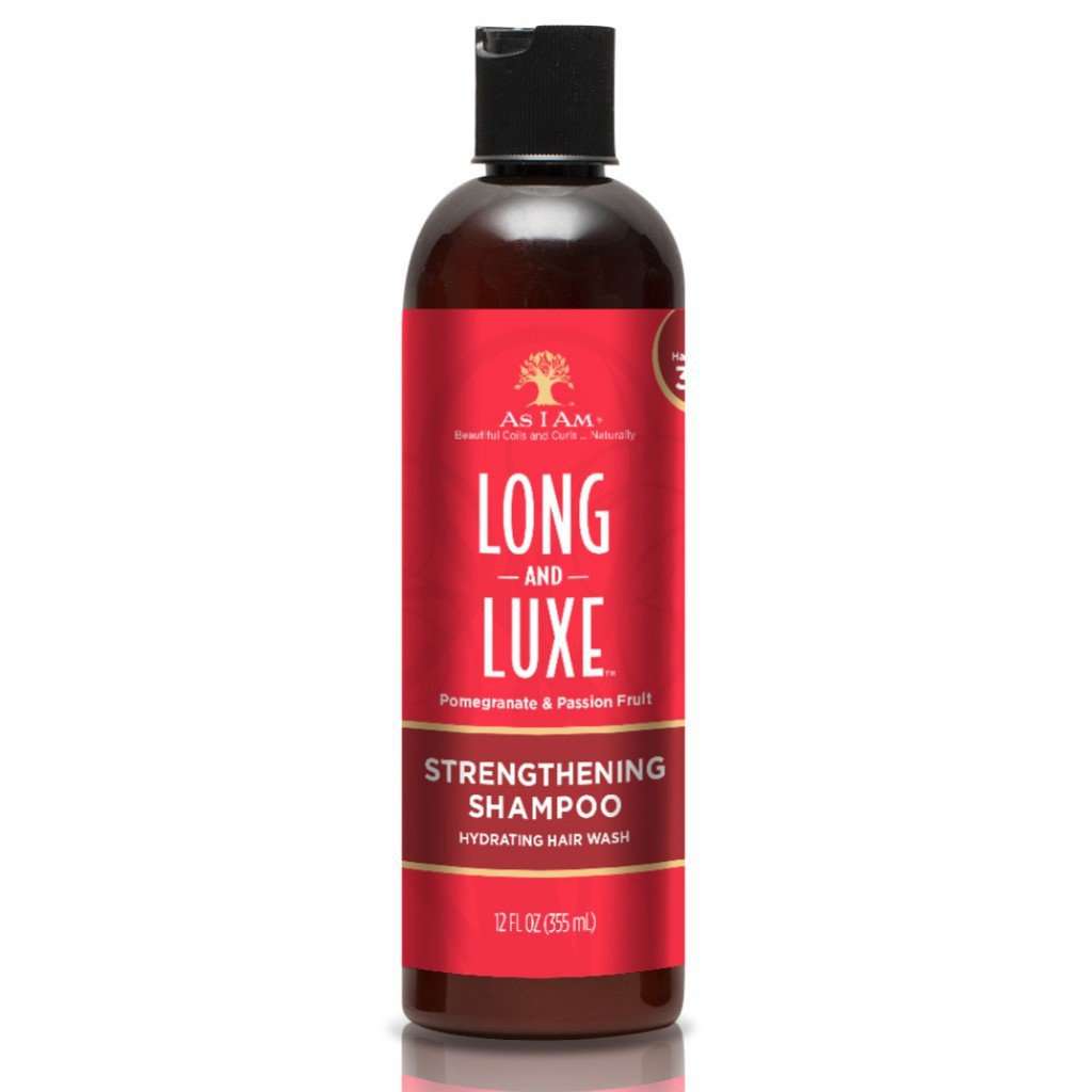 CHAMPU PARA CRECER STRENGHTING & HYDRATING LONG & LUXE AS I AM 355 ML - Beauty Fair Cosmetics