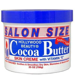 COCOA BUTTER CREMA HIDRATANTE HOLLYWOOD BEAUTY CREAM SKIN CARE 708 G - Beauty Fair Cosmetics