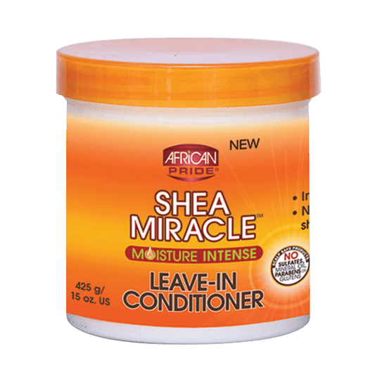 CREMA PEINADORA SHEA BUTTER MIRCLE LEAVE IN CREAM AFRICA PRIDE 425G - Beauty Fair Cosmetics