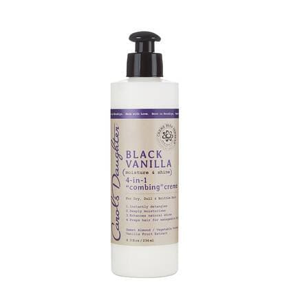 CREMA PEINADORE BLACK VANILLA 4-IN-1 COMBING CREME CAROLS DAUGHTER 236 ML - Beauty Fair Cosmetics