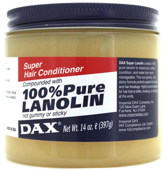 DAX SUPER 100 % PURE LANOLINE ACONDICIONADOR 14oz - Beauty Fair Cosmetics