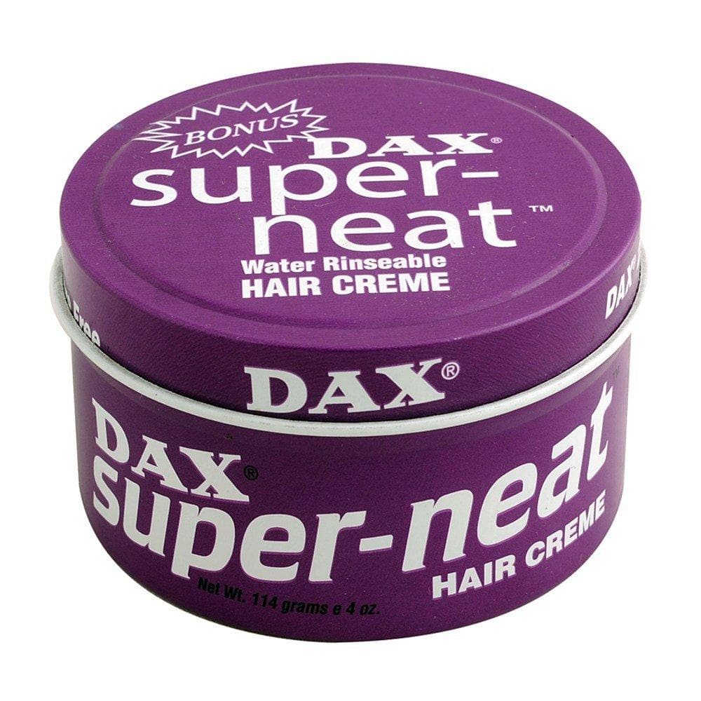 DAX SUPER NEAT HAIR CREME SOFT HOLD MEDIUM SHINE 3.5oz - Beauty Fair Cosmetics