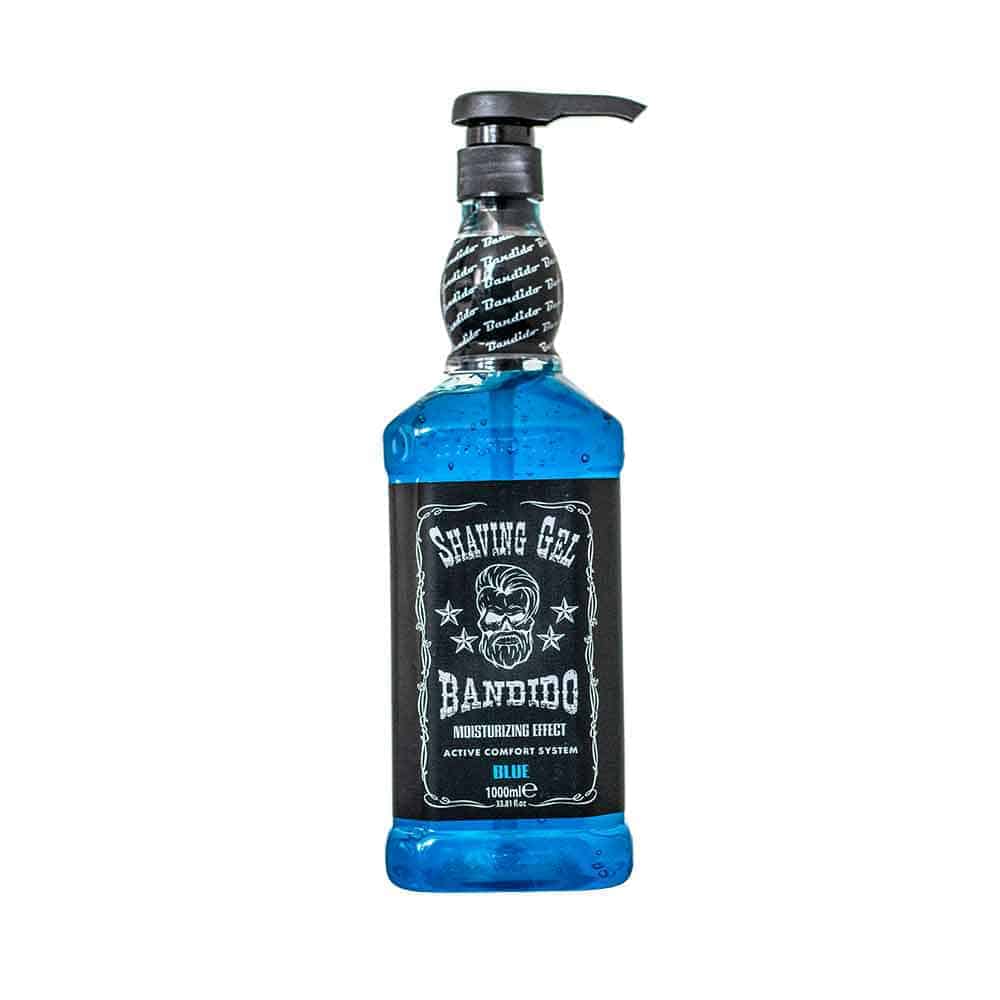 GEL DE AFEITAR SHAVING GEL BLUE BANDIDO 1000 ml - Beauty Fair Cosmetics