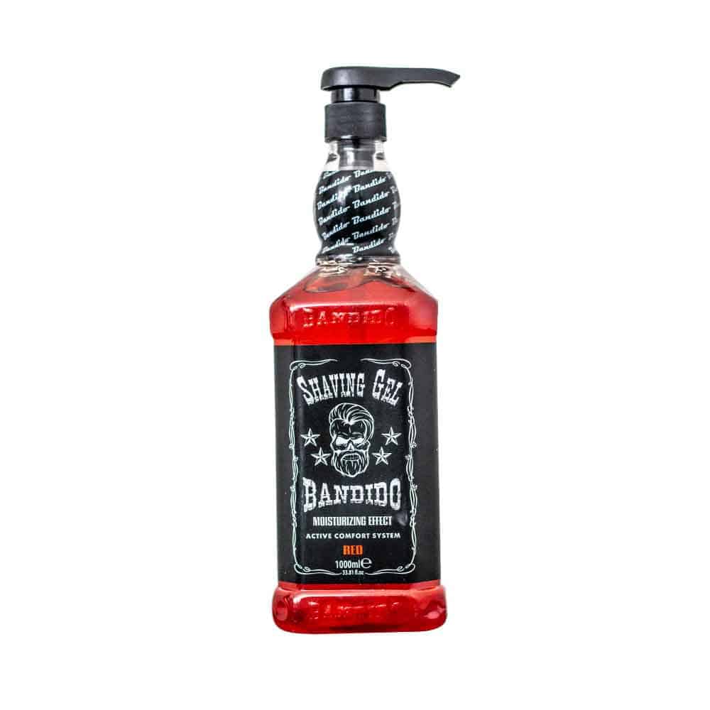 GEL DE AFEITAR SHAVING RED GEL BANDIDO 1000 ml - Beauty Fair Cosmetics