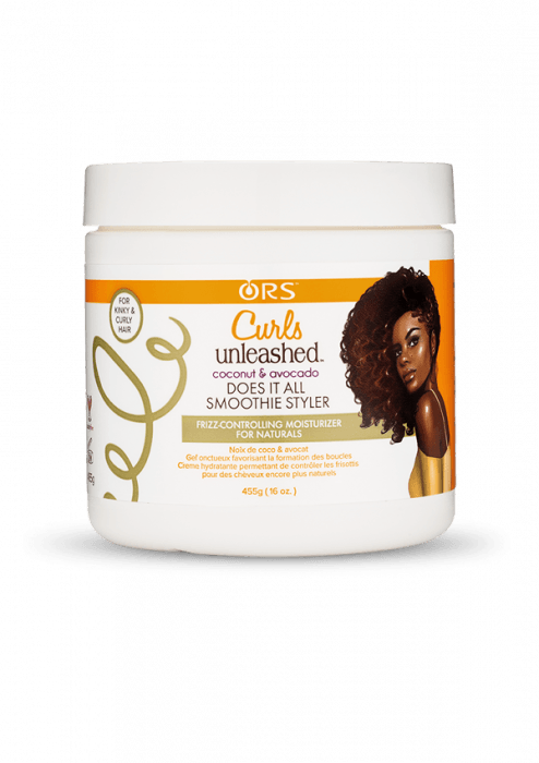 GEL DEFINIDOR CURL ITS ALL SMOOTHIE STYLER COCONUT AND AVOCADO CURLS UNLEASHED ORS 455G - Beauty Fair Cosmetics