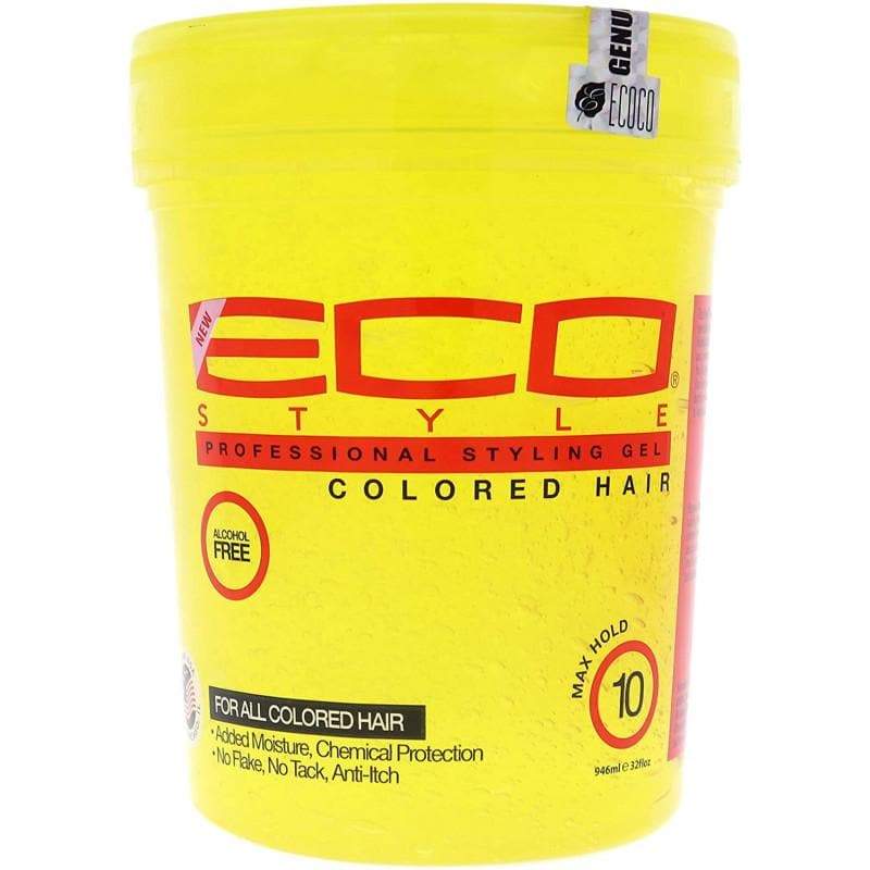 GEL ECO STYLE COLORED HAIR GEL 32.oz - Beauty Fair Cosmetics