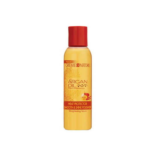 HEAT PROTECTOR SMOOTH & SHINE POLISHER ARGAN OIL CREME OF NATURE 118 ML - Beauty Fair Cosmetics