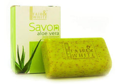 JABÓN ALOE VERA EXFOLIATING SOAP ORIGINAL FAIR & WHITE 200G - Beauty Fair Cosmetics