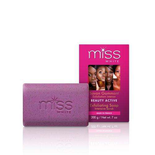 JABÓN MISS WHITE BEAUTY ACTIVE EXFOLIATING SOAP 200g - Beauty Fair Cosmetics