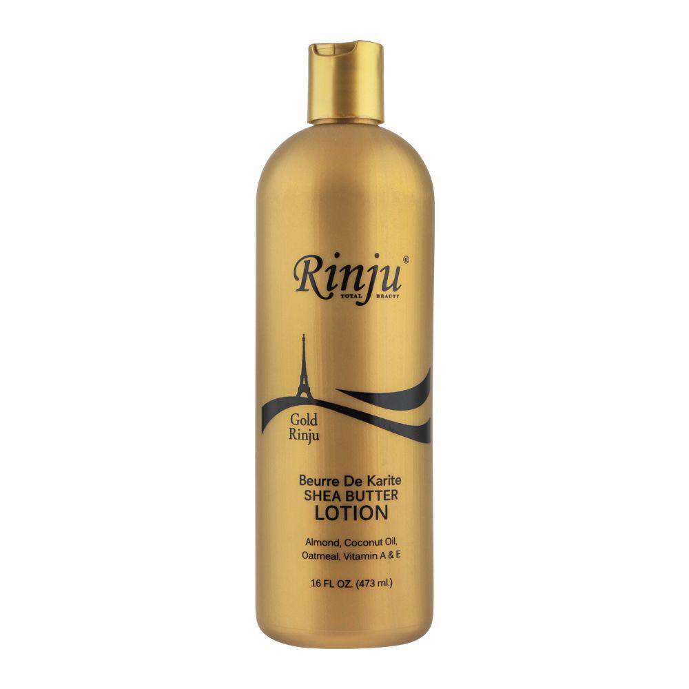 LOCIÓN RINJU GOLD SHEA BUTTER LOTION 16 OZ / 473 ML - Beauty Fair Cosmetics