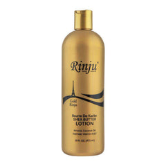 LOCIÓN RINJU GOLD SHEA BUTTER LOTION 16 OZ / 473 ML - Beauty Fair Cosmetics