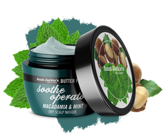 MASCARILLA CASPA Y SECO SOOTHE OPERATOR MACADAMIA AND MINT DRY SCLAP CONDITIONG MASQUE AUNT JACKIES 355ml - Beauty Fair Cosmetics