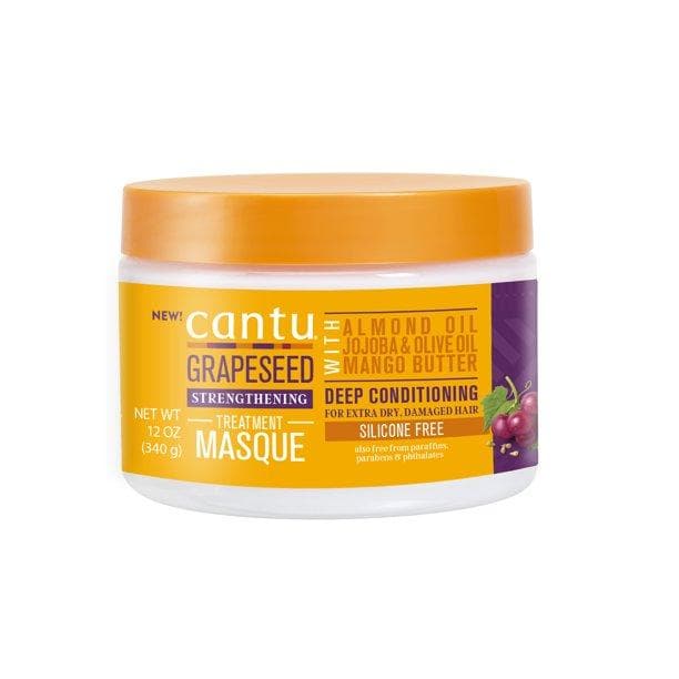 MASCARILLA DEEP CONDITIONING GRAPSEED STRENGTHING MASQUE CANTU 340g - Beauty Fair Cosmetics