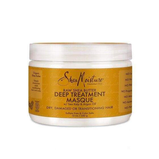 MASCARILLA DEEP TREATMENT MASQUE RAW SHEA BUTTER SHEA MOISTURE 340g - Beauty Fair Cosmetics