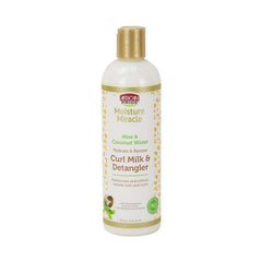 MOSITURE MIRCLE ALOE & COCONUT CURL MILK & DETNAGLER AFRICAN PRIDE 354 ML - Beauty Fair Cosmetics