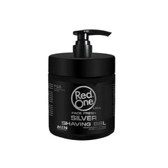 RED ONE GEL DE AFEITADO SILVER TRANSPARENTE Y AROMA FRESO SHAVING  GEL 1.000 ML