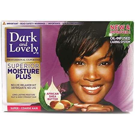 RELAXER DARK AND LOVELY MOISTURE PLUS NO-LYE RELAXER KIT - SUPER - Beauty Fair Cosmetics