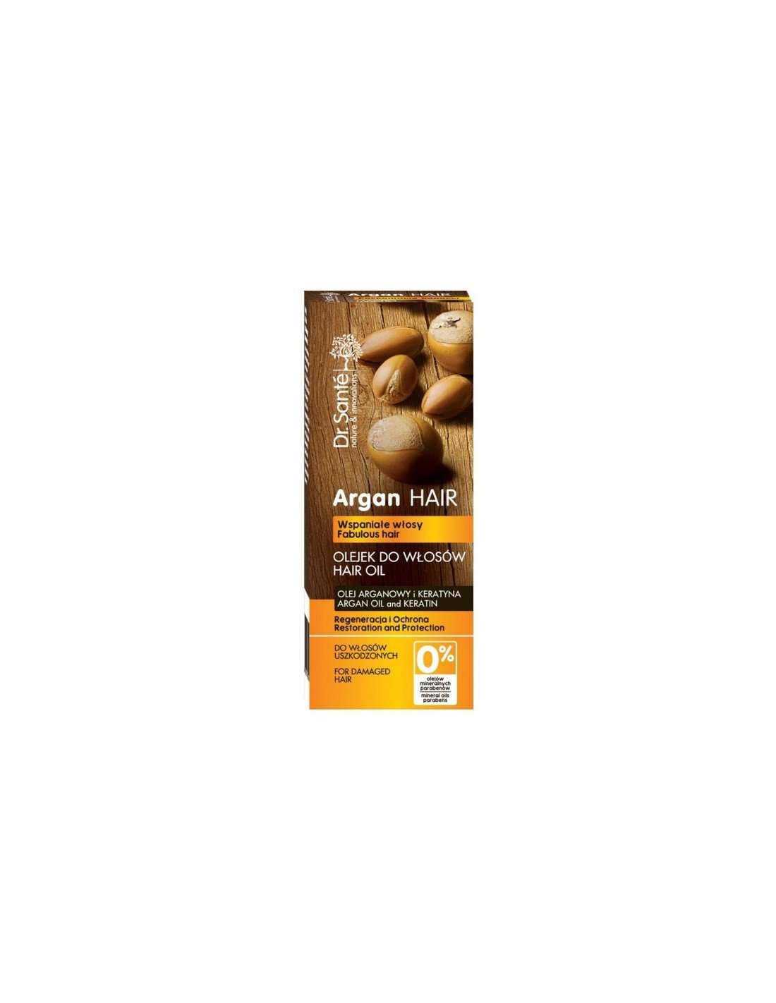 SERUM REGENERADOR Y CABELLO DAÑADO ACEITE DE ARGAN OIL DR. SANTE 50 ML - Beauty Fair Cosmetics