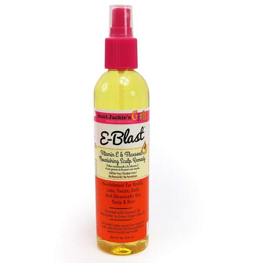 SPRAY E-BLAST VITAMIN E & FLAXSEED NOURISHING SCALP REMEDY AUNT JACKIE'S GIRLS 237 - Beauty Fair Cosmetics