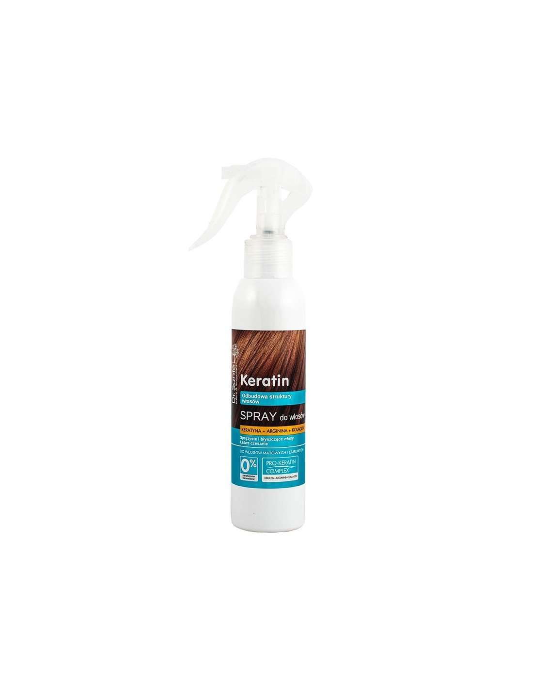 SPRAY KERATINA REGENERADORPARA CABELLO QUEBADIZO SIN BRILLO KERATIN SPRAY DR.SANTE 150 ML - Beauty Fair Cosmetics