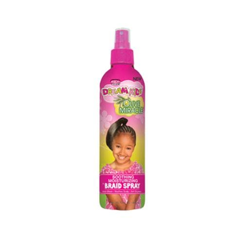 SPRAY SOOTHING MOISTURIZING BRAID SPRAY OLIVE MIRACLE DREAM KIDS 12fl.oz - Beauty Fair Cosmetics