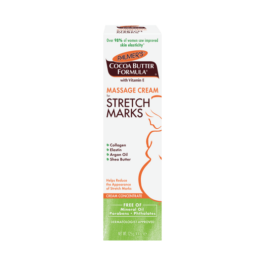 STRETCH MARKS MASSAGE CREAM COCOA BUTTER FORMULA PALMERS 125g - Beauty Fair Cosmetics